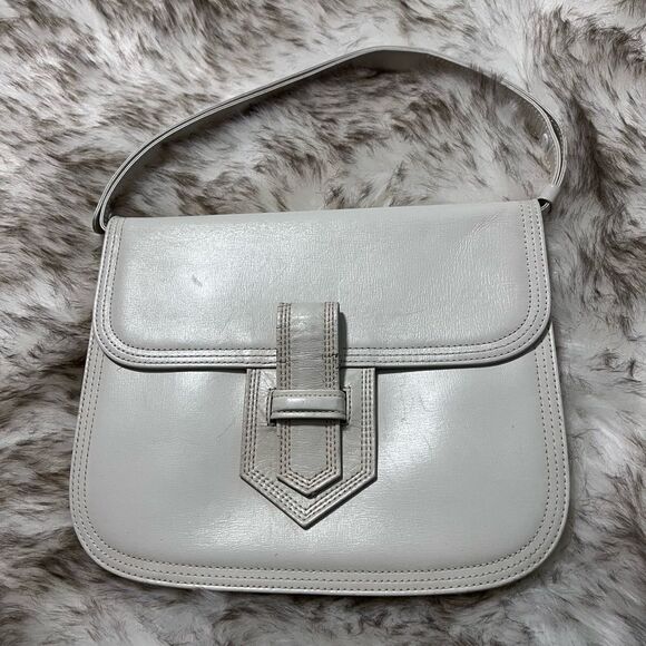 yves st laurent 2 way white bag - Picture 2 of 7